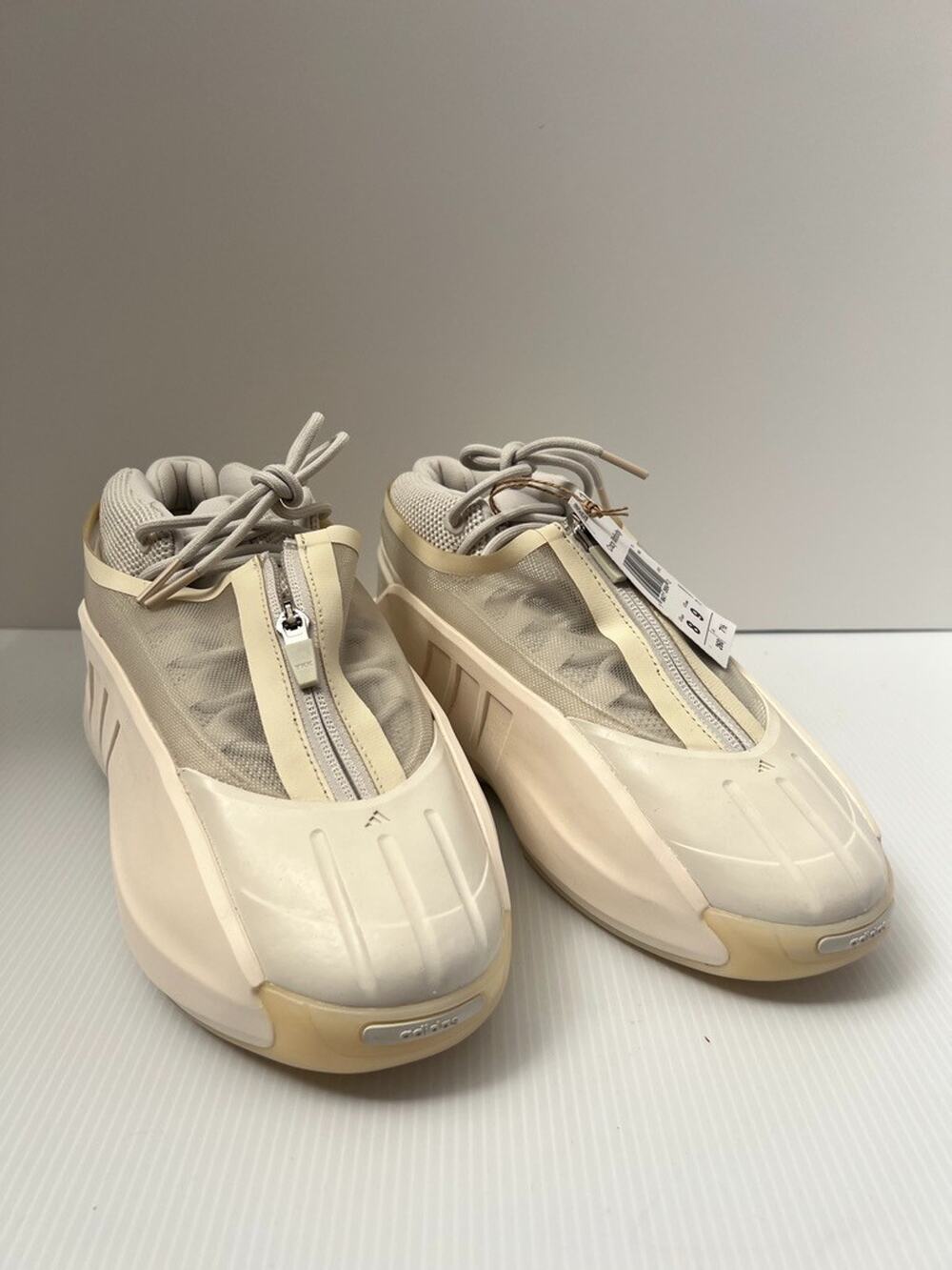 Adidas Crazy Infinity Basketball Shoes Off White Cream Men's 8 Women's‎ 9 NWT